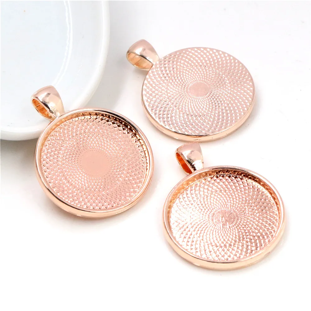 20mm 25mm 30mm Inner Size 10 Colors Plated Classic pattern series Fit 20/25/30mm Glass Cabochon Base Setting Tray | Украшения и
