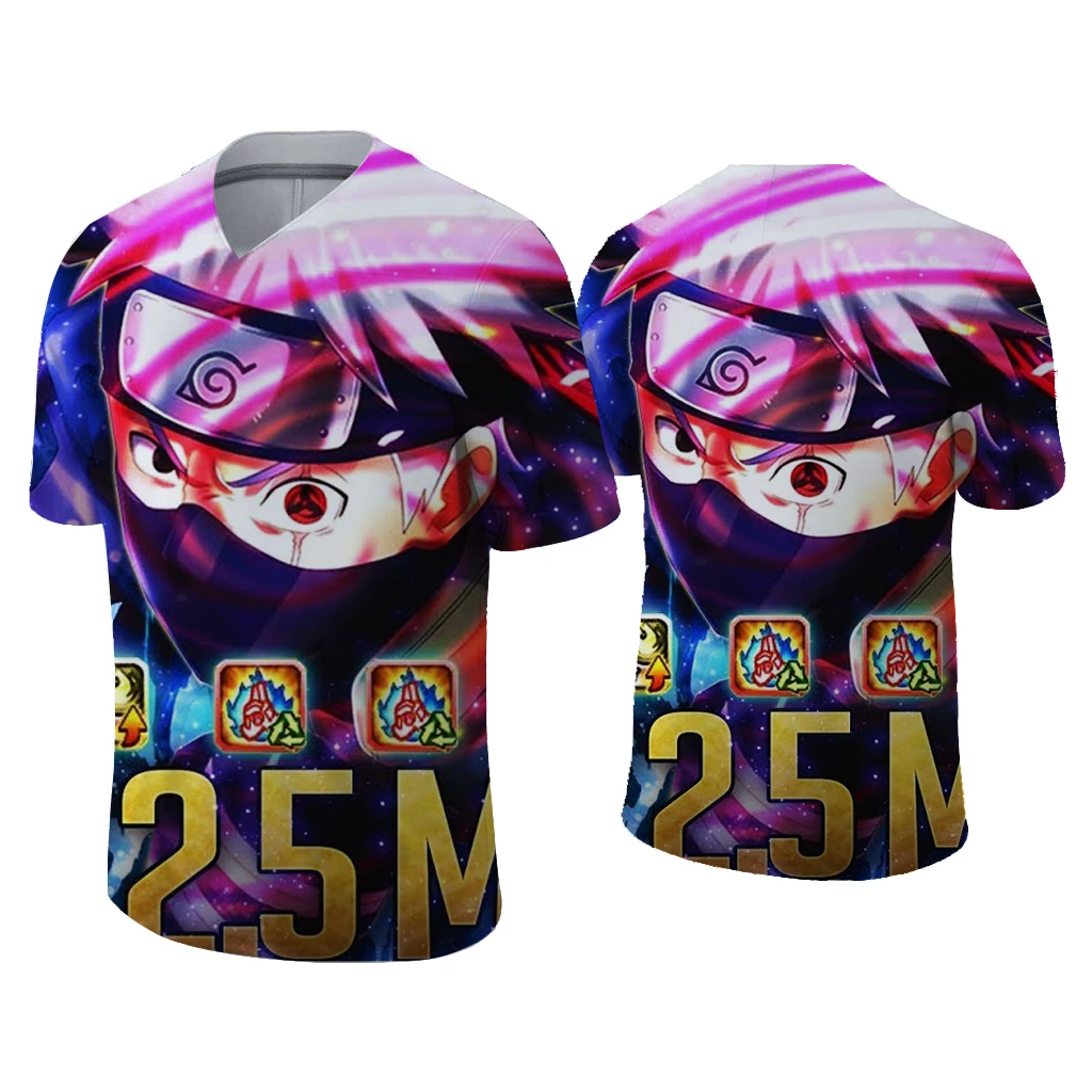 

European wind explosion summer comfortable fashion men's T-shirt 2021 new casual loose sports V-neck short sleeve T-shirt