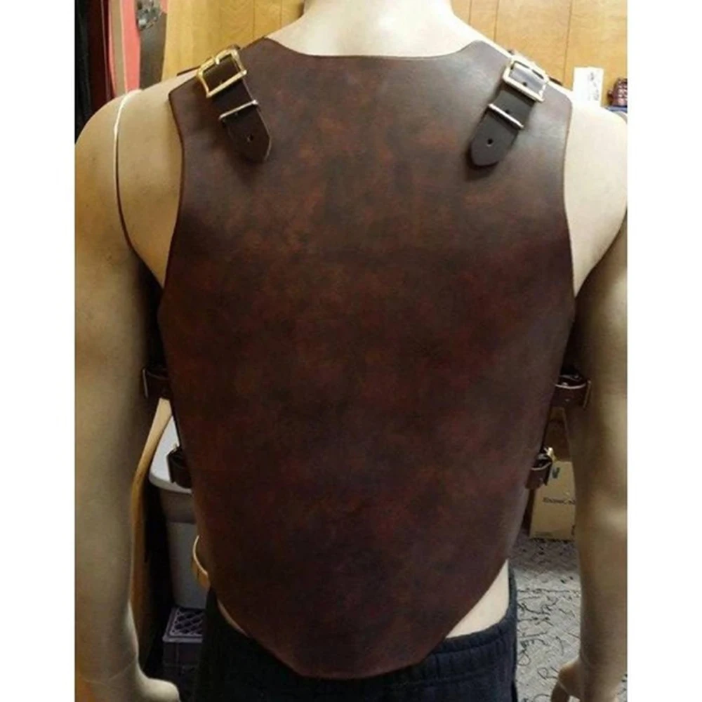 Винтажная кожаная Броня в стиле стимпанк винтажная Фэнтези аксессуары для