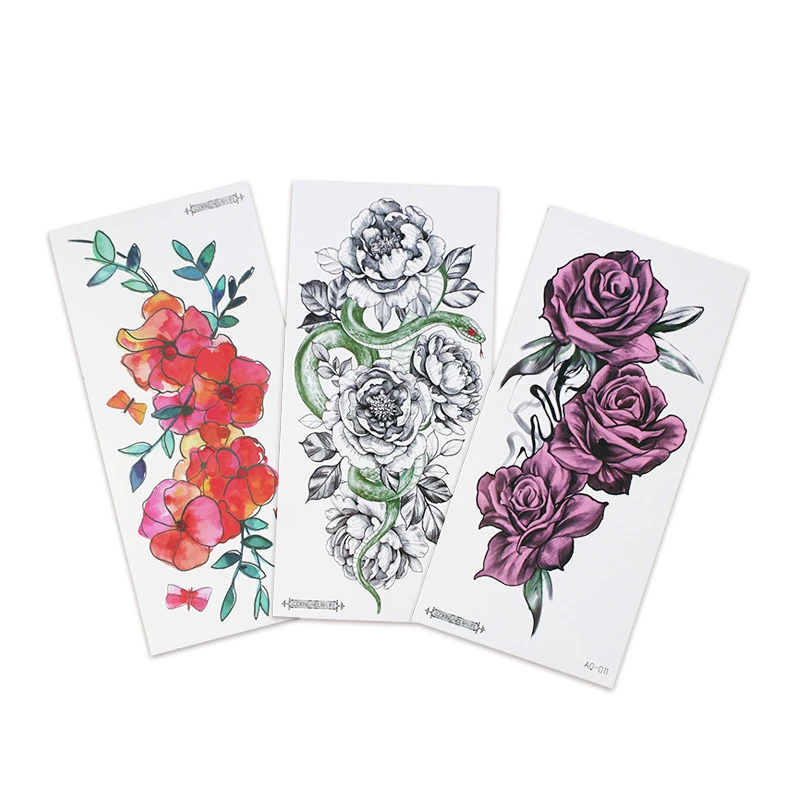 Временные татуировки боди арт сексуальная Водонепроницаемая поддельная