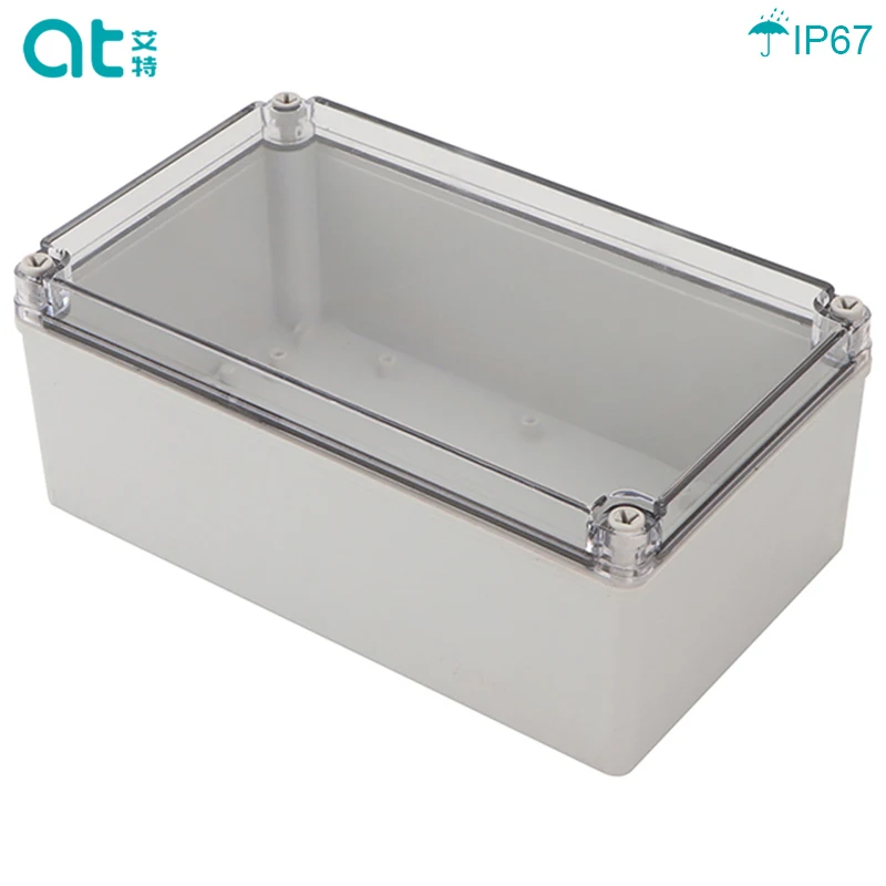 200*150*130 200*200*95 250*150*100MM Waterproof Plastic Junction Box transparent cover Enclosure Electronic Instrument Housing |