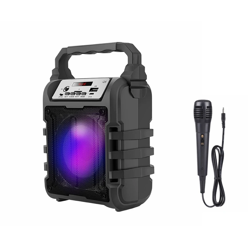 3D Беспроводная bluetooth колонка Портативная звуковая коробка бас стерео сабвуфер