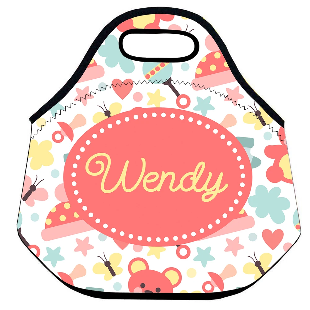 Персонализированная сумка для ланча школьников эксклюзивная еды моющиеся