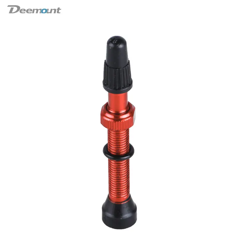 Deemount 1 пара ЧПУ анодированный Presta клапаны для MTB дорожный велосипед бескамерные шины 60 мм сплав стволовых латунный сердечник много цветов