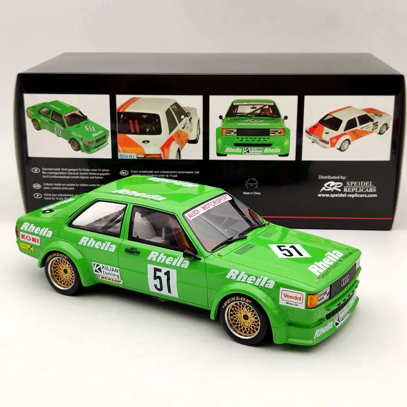 Премиум ClassiXXs 30226 1:18 для A ~~ di 80 B2 Gr2 #51 W.Wolf ETCC 1980 модели из зеленой смолы