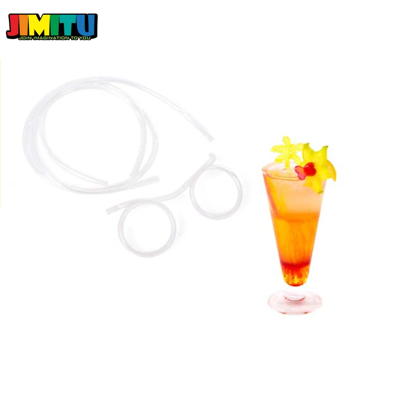 Мягкие пластиковые очки JIMITU Fun гибкие игрушки для питья разные цвета забавные