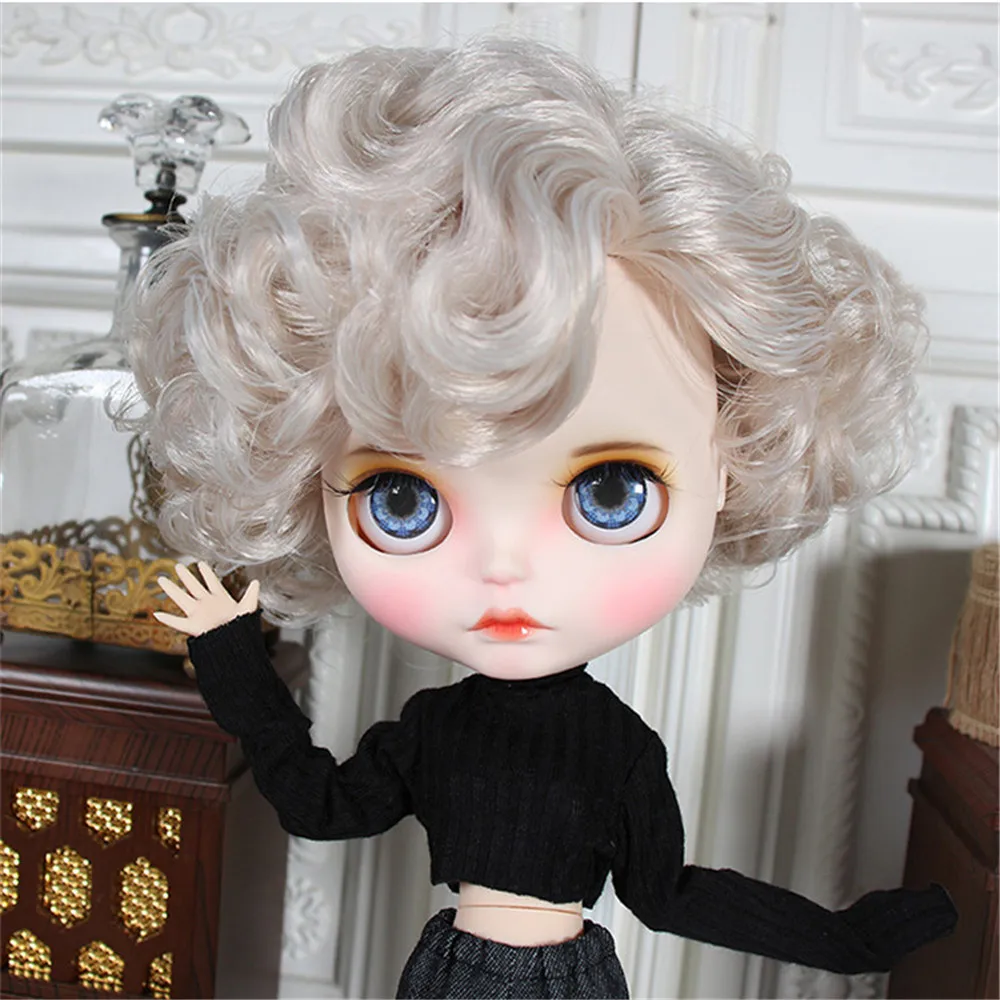 Кукла Blyth ледяная DBS белая кожа резные губы матовая индивидуальный дизайн лицо