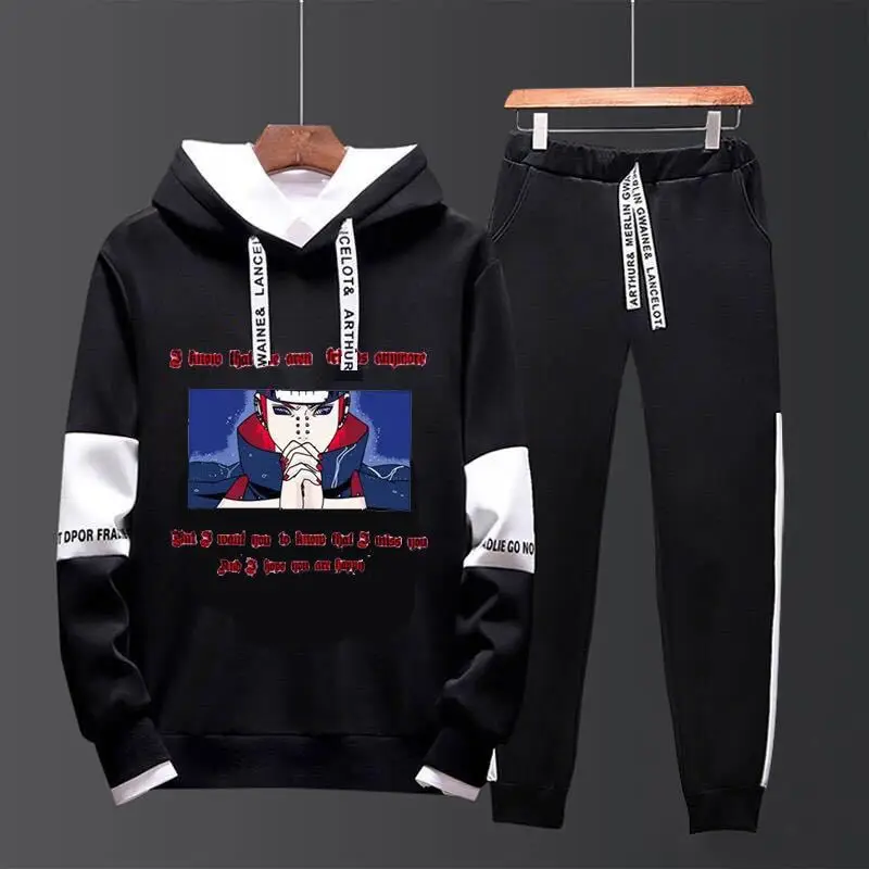 

Men's spring and autumn sweater suit men's thin sleeve casual long sleeve sportswear youth suit