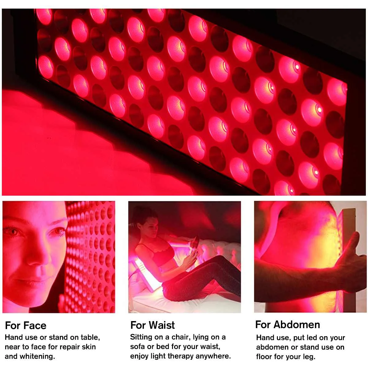 Anti Aging 40W Red Led Light Therapy Deeps 660nm and Near Infrared 850nm Lamp for Full Body Skin Pain Relie | Лампы и освещение