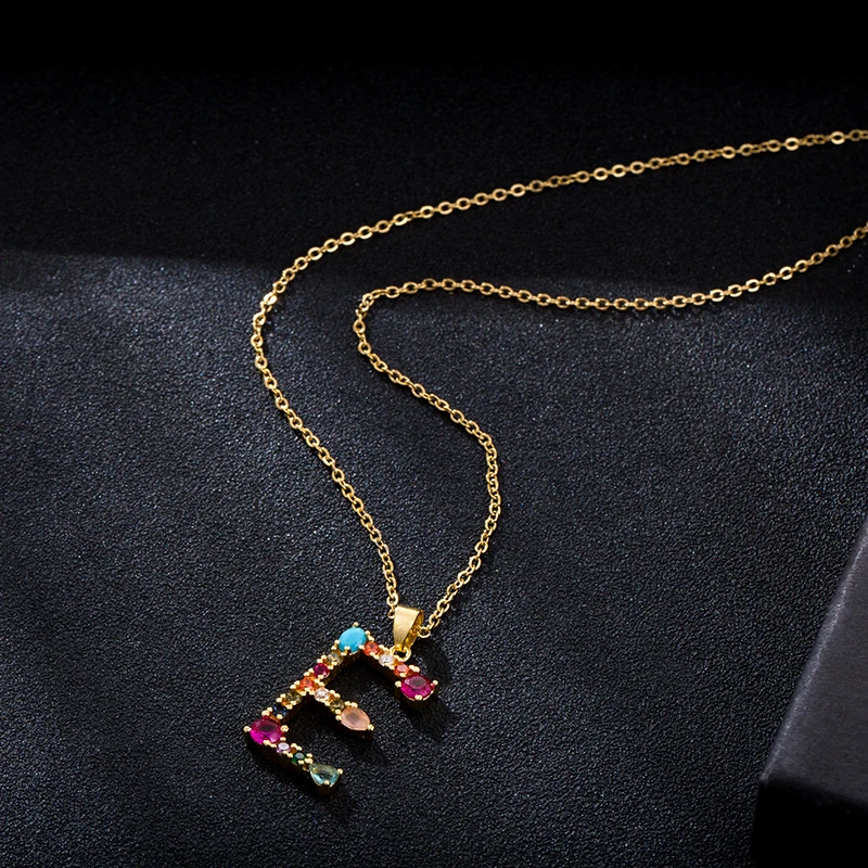 Цепочка с подвеской из нержавеющей стали 26 буквами | Украшения и аксессуары