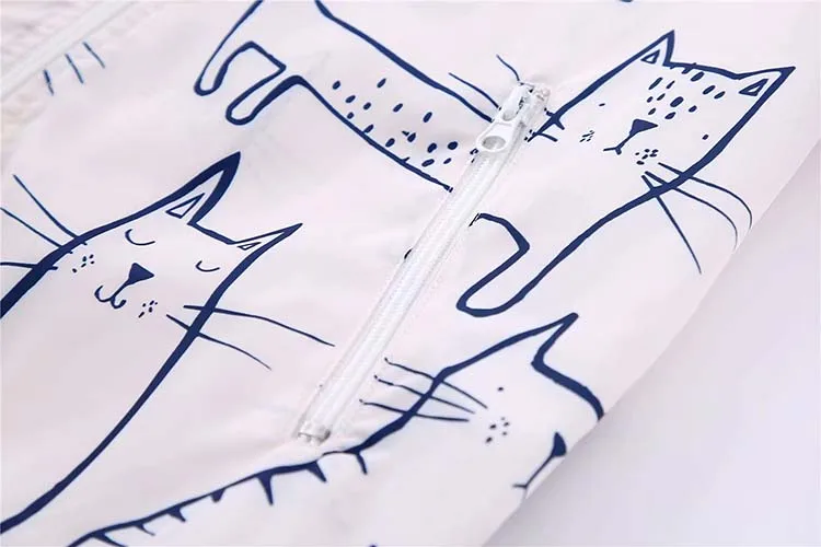 Весна осень тонкая куртка пальто для женщин мультфильм Кот горшок Harajuku Kawaii Толстовка граффити бейсбольные куртки пальто Chaqueta Mujer Япония