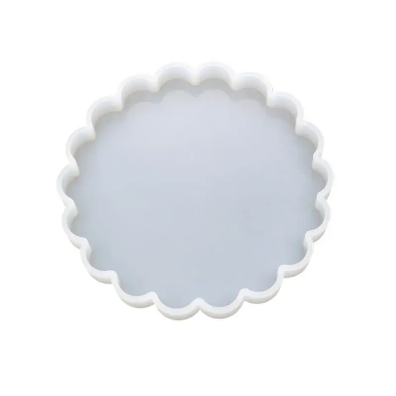 

DIY Crafts Coaster Cup Pad Making Resin Epoxy Molds Round Square Silicone Mold