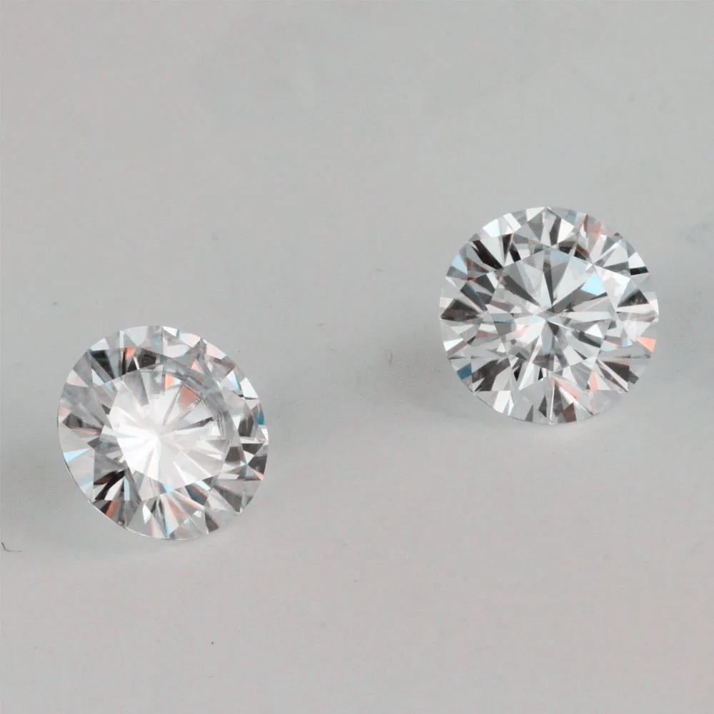 Offer The Certificate Test Positive Brilliant Cut 0.5 Carat 5 mm VVS Clarity IJ Color Lab Grown 100% Real Moissanite Diamond | Украшения и