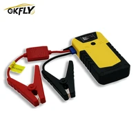 gkfly car jump starter 12v portable starting device cables 12000mah power bank petrol diesel charger for car battery booster