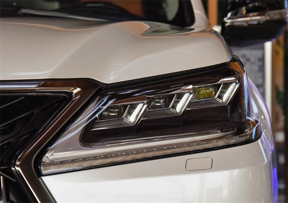 Для Lexus LX570 Автомобильная фара прозрачная линза автомобильный брелок крышка