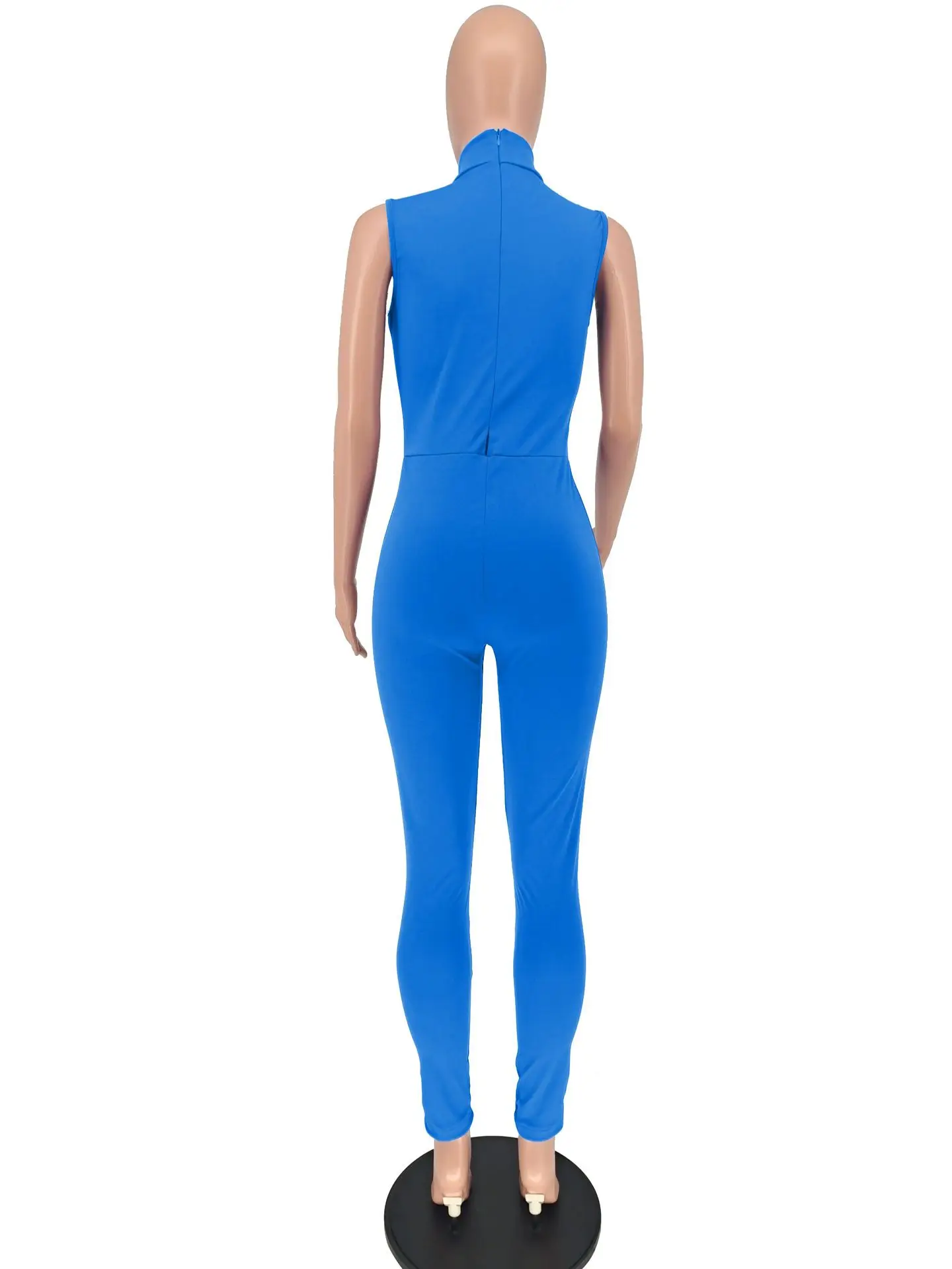 

Ladies Jumpsuits Fashion Sexy Letter Print Zipper Tight Sleeveless Casual Sport Female Chic Jumpsuits