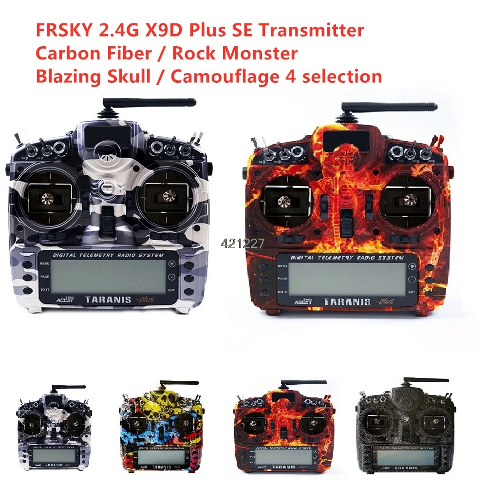 Новый передатчик FrSky 2,4G 16CH Taranis X9D Plus SE Специальный выпуск с датчиком M9 Чехол для переноса воды с батареей и игрушкой RC