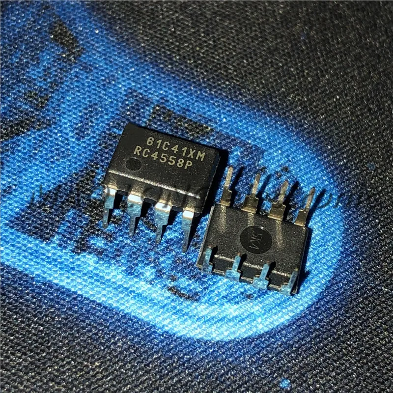 10 шт./лот RC4558P DIP8 RC4558 DIP новая и оригинальная фотография | Электронные компоненты
