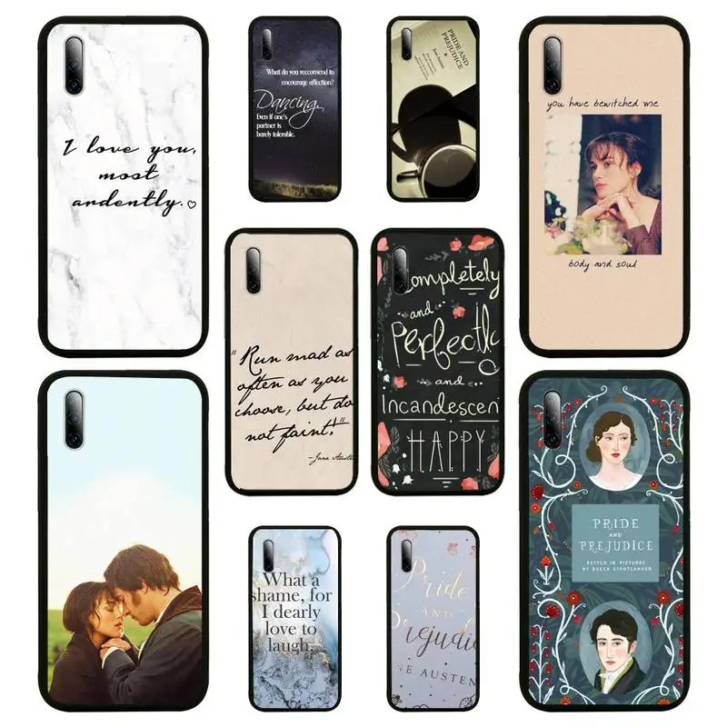 

Pride And Prejudice Jane Austen Phone Case For Honor 7A 8x 8s 8E 9x 10i 20s 10 20lite 30Pro V30 PLAY Nax Fundas Cover