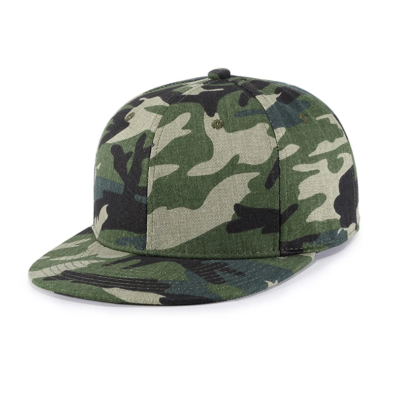 Мужская кепка бейсболка в стиле хип хоп осенняя зеленая камуфляжная плоская
