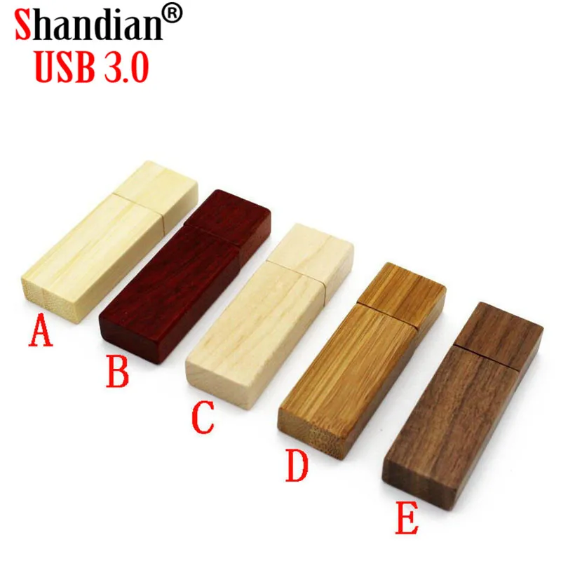SHANDIAN USB 3 0 Бесплатная доставка Пользовательский логотип Деревянная Карта памяти