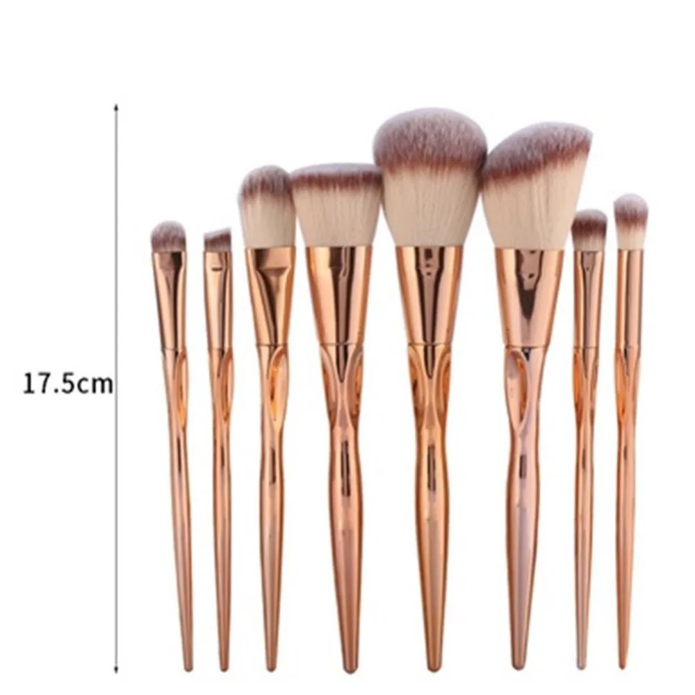 4/8 шт. набор металлических кистей для макияжа косметические тональный крем лица