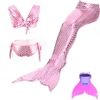 Детский купальный костюм Русалочки, моноласт, для косплея, костюм хвост русалки