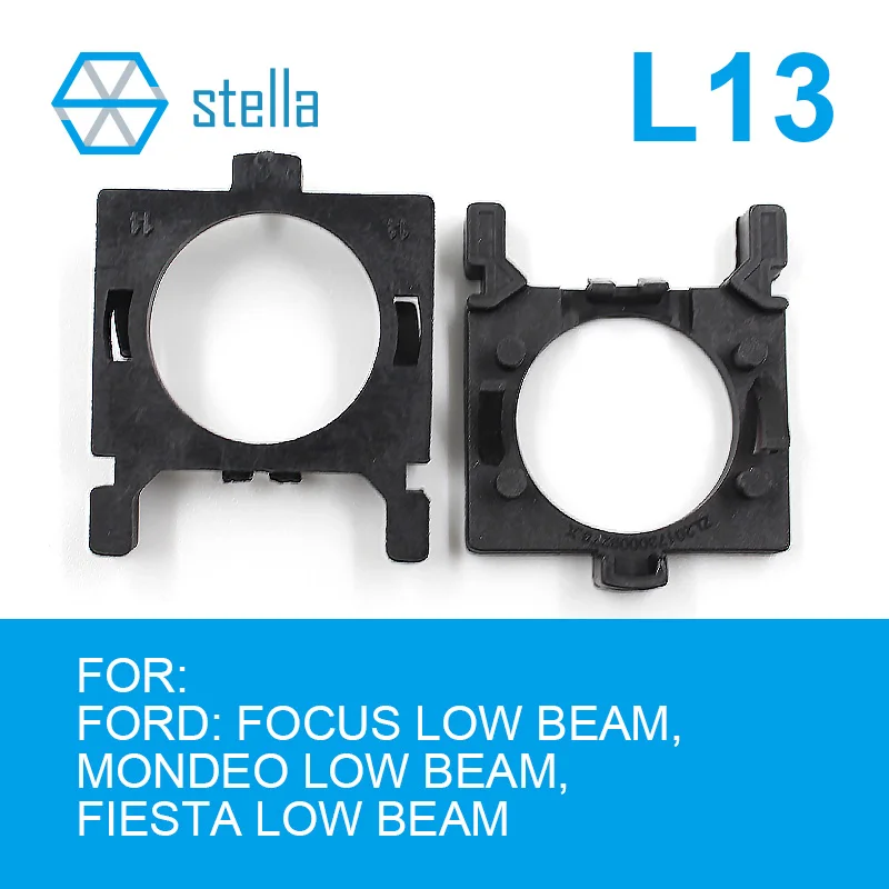 

Stella 2pcs H7 LED headlight Holders/Adapters Lamp Base for FORD FOUCS low beam/for MONDEO low beam/for FIESTA low beam