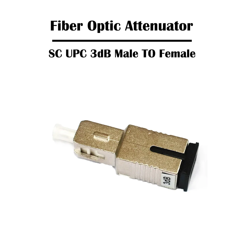 

5 Pieces/lot SC/UPC Male to Female Fiber Optic Attenuator 3dB SM Single Mode Simplex FTTH Ethernet Networking