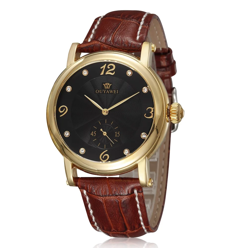 

OHSENOYW1419 Simple Large Dial Watch Men's Business Leisure Automatic Mechanical Watch