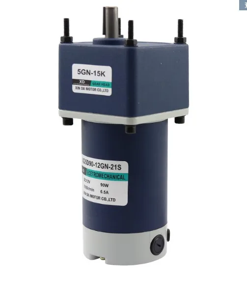 

12V /24V DC motor 90W geared motor high torque adjustable speed CW and CCW