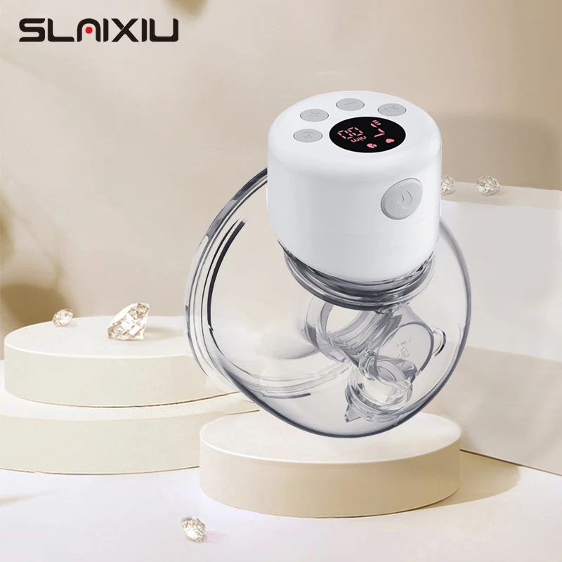 NEW Portable Electric Breast Pump Silent Wearable Automatic Milker LED Display  USB Rechargable Hands-Free Portable Milk NO BPA