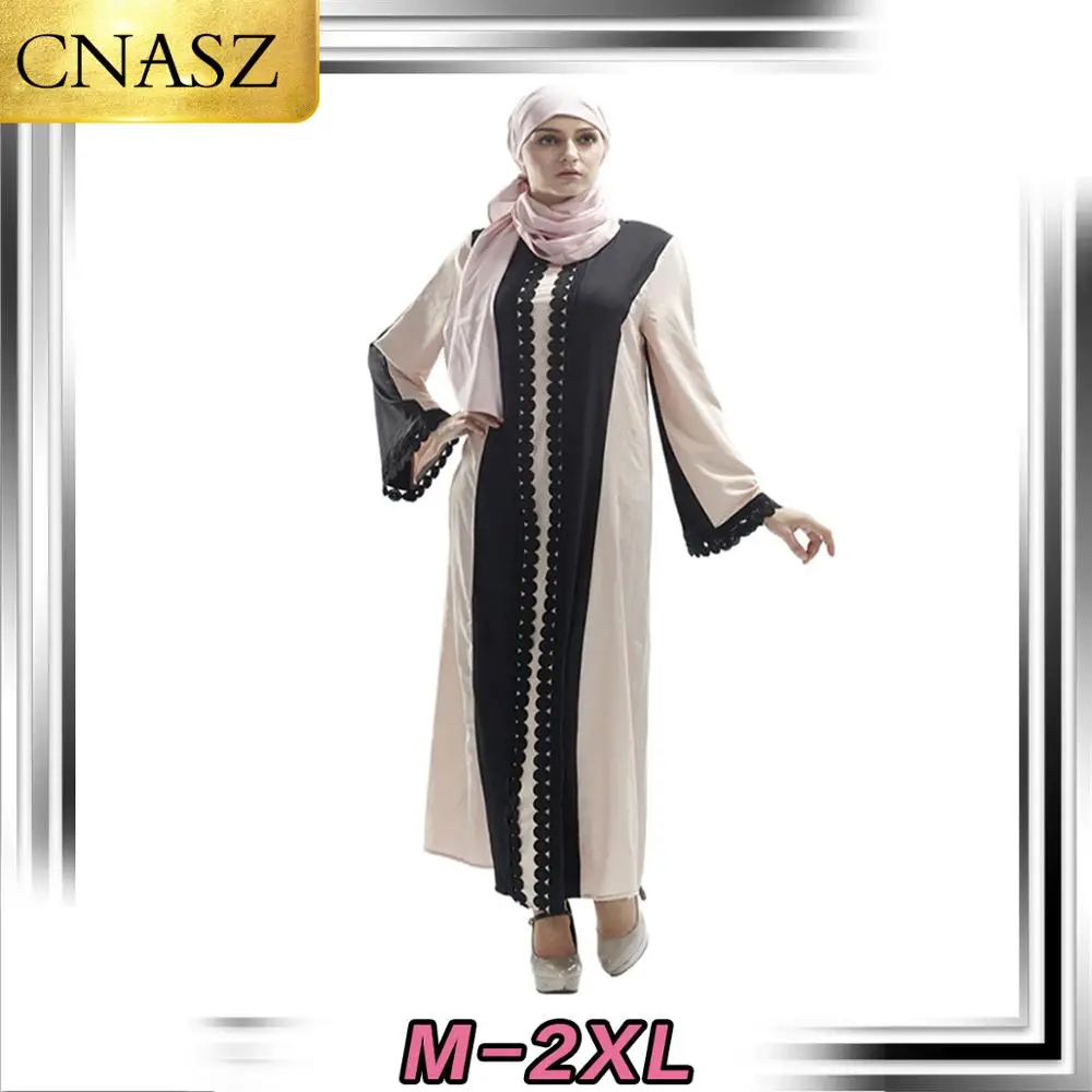 Новое мусульманское средневосточное арабское модное кружевное платье исламское