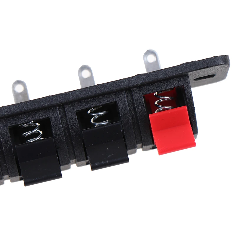 

2Pcs 4 Positions Connector Terminal Push In Jack Spring Load Audio Speaker Terminals Breadboard Clip Hot Sale