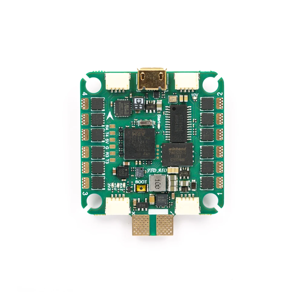 Контроллер полета iFlight Beast STD F7 45A 2-6S AIO (MPU6000) с DPS310 Baromete/30 5*30 5 мм Монтажный рисунок