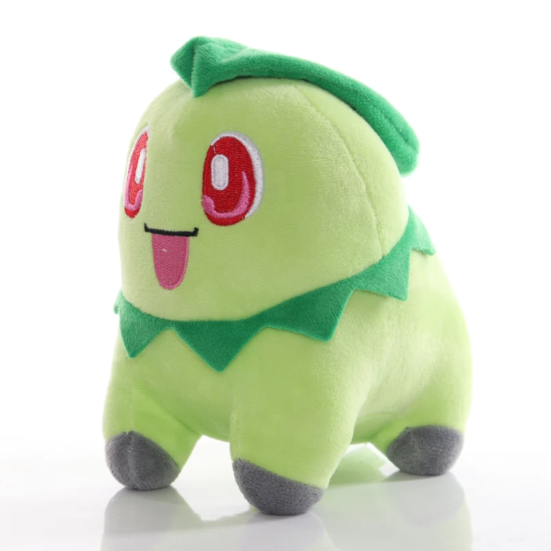 Плюшевые игрушки TAKARA TOMY Chikorita кукла Покемон мягкие плюшевые животные подарки для