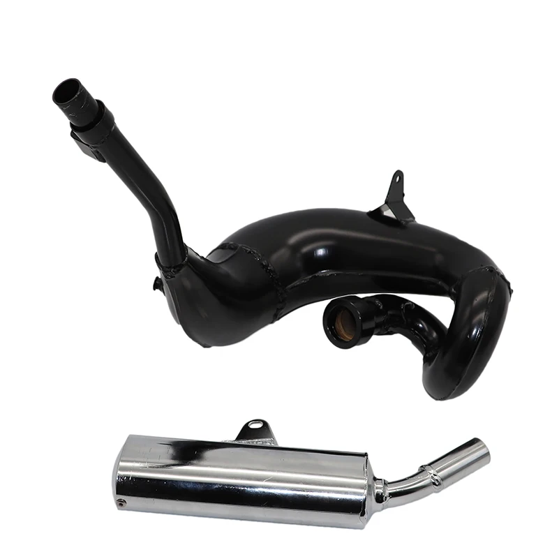 

Silencer Muffler Pipe For KTM 50 Exhaust System Junior Senior Mini SX PRO LC SILVER