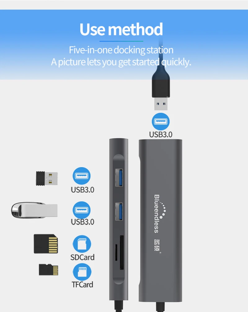 9 в 1 Алюминиевый Usb type-c док-станция для ноутбука USB 3,0 HDMI TF LAN PD usb-концентратор для Macbook huawei XiaoMi DELL Поверхностная док-станция
