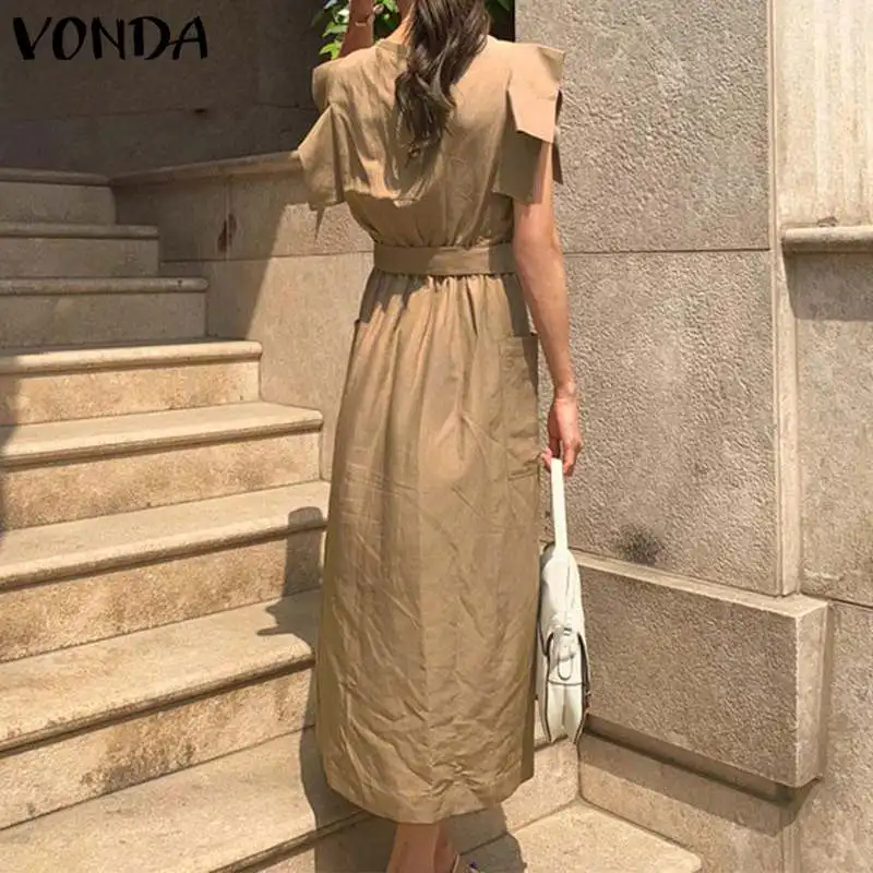 Платье VONDA женское повседневное длинное с оборками вечервечерние богемный
