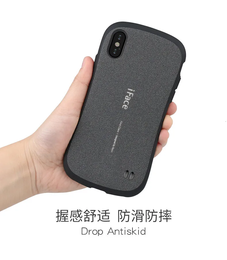 IFace PC матовый противоударный чехол для телефона для iphone 6, 6 S, 7, 8 Plus, X, XR, XS Max, задняя крышка, Защитный матовый жесткий чехол, чехол для iphone X, чехол