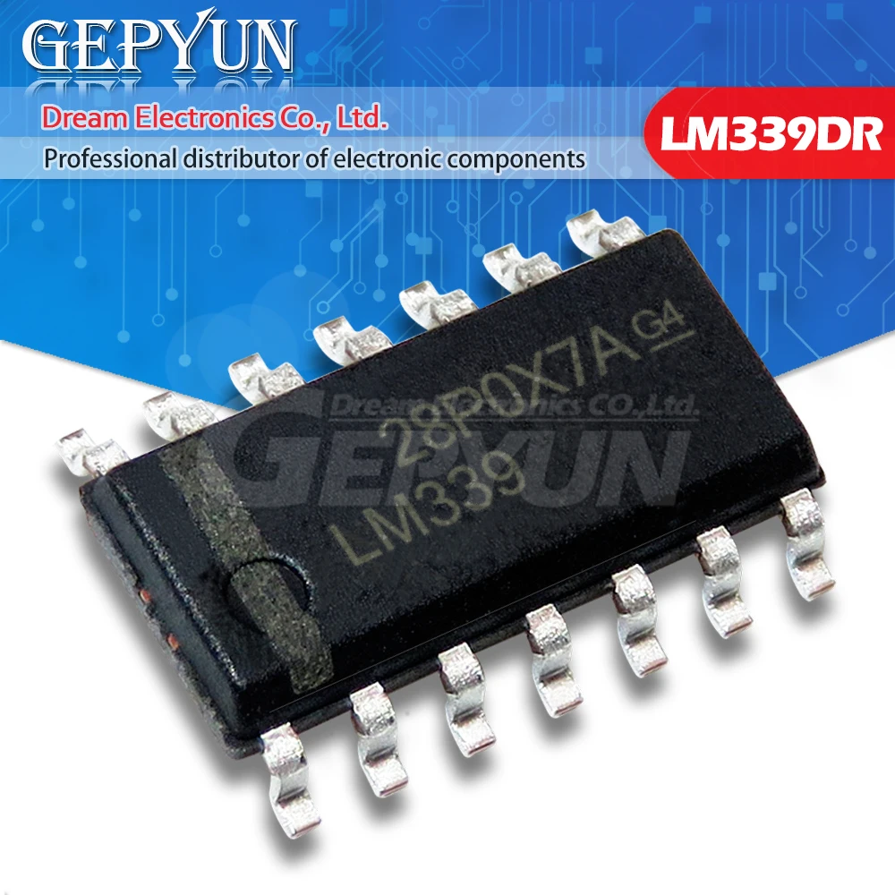 

20 шт. LM339DR SOP14 LM339 SOP LM339DT SMD LM339DR2G SOP-14 339DR Новый и оригинальный IC