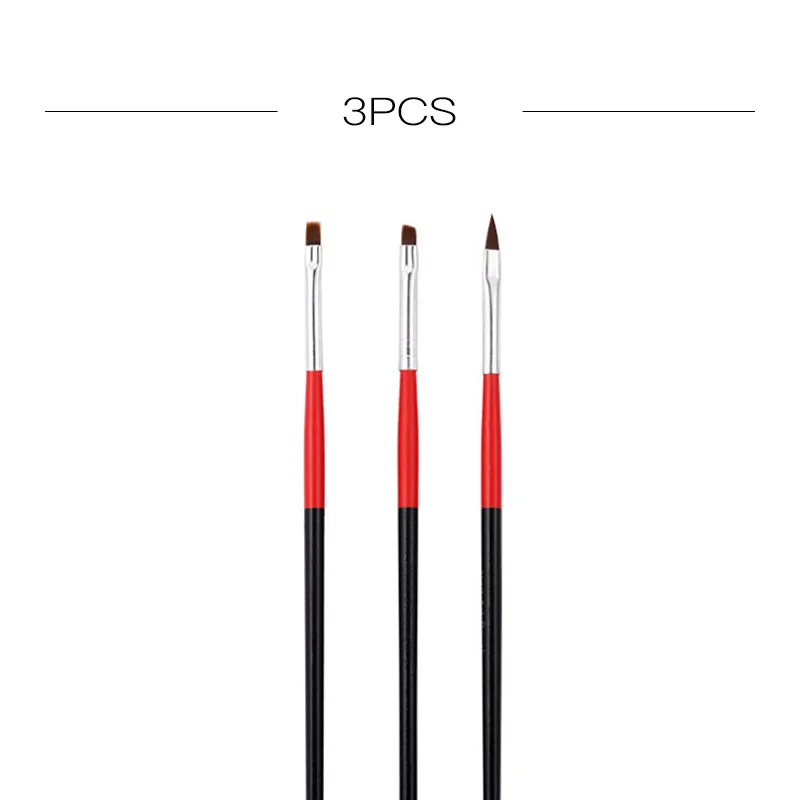 Набор кистей ROSALIND для ногтей кисти акрилового 3D-дизайна инструмент маникюра
