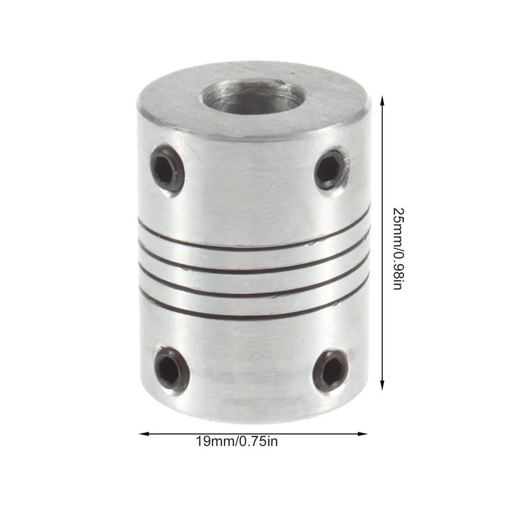 

3D printer Parts 5-8mm elastic coupling Stepper motor T8 Lead Screw connector 5x8x25mm Flexible Shaft Coupler