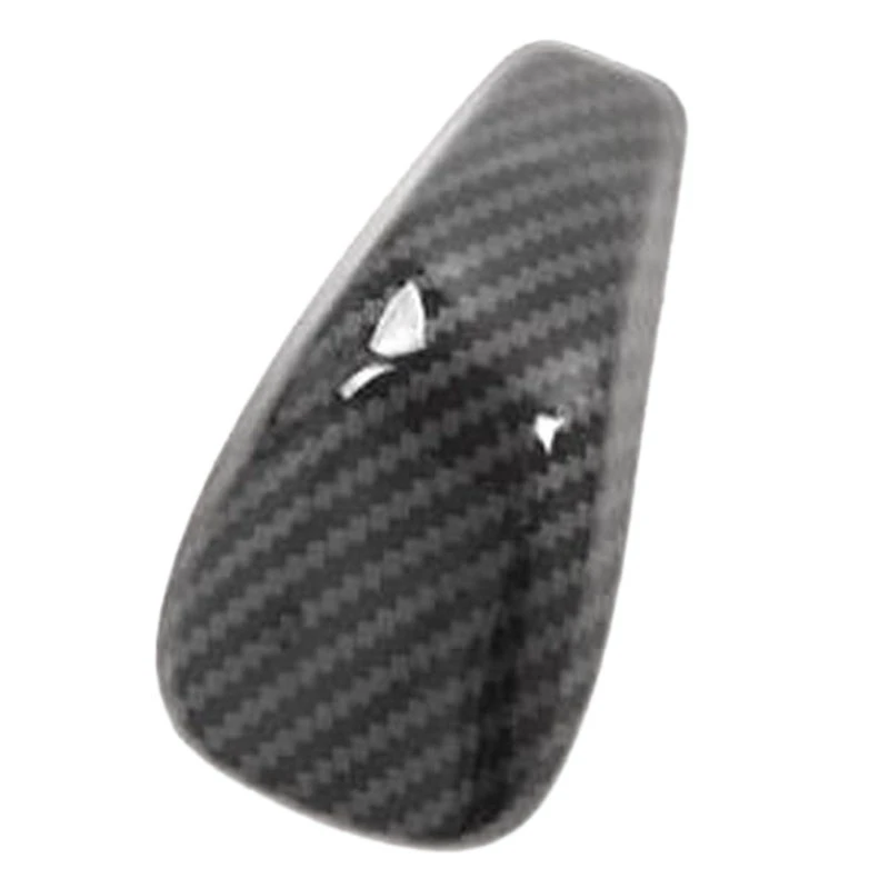 Car Gear Shift Knob Head Cover Sticker Interior Styling Accessories ABS Carbon Fiber Black New for Subaru Forester 2019 | Автомобили и