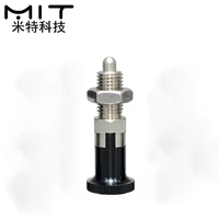 m6 index plunger pin spring plunger knob self locking position type indexing plungers pin fine thread in stock