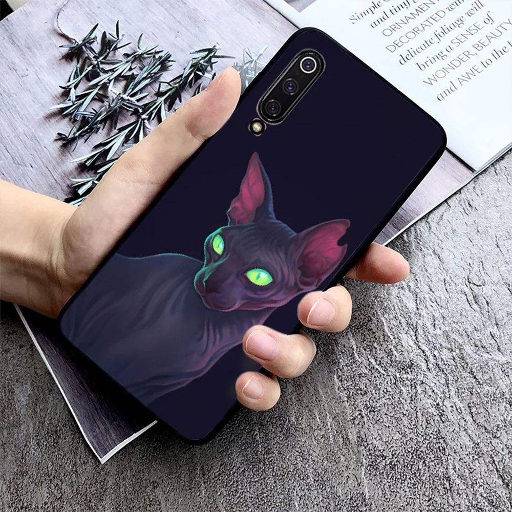Для Xiaomi 9 se чехол художественный с изображением кота DIY для телефона рисунком в