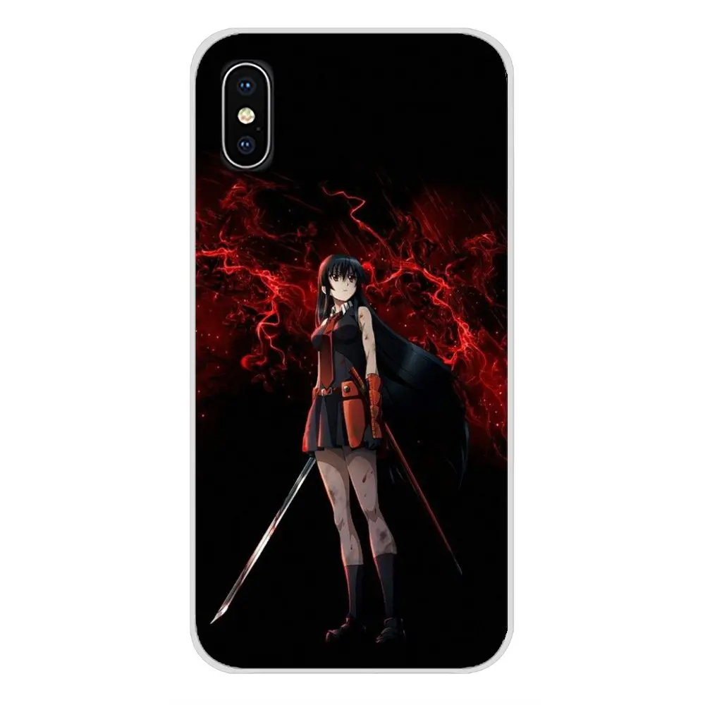 Аниме Akame Ga Kill для Samsung Galaxy S2 S3 S4 S5 Mini S6 S7 Edge S8 S9 S10E Lite Plus Аксессуары чехлы телефонов |