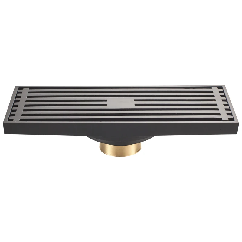 Bathroom Shower Drains Square Bath Strainer Hair Black Floor Drain Waste Grate Invisible Tile Insert | Обустройство дома