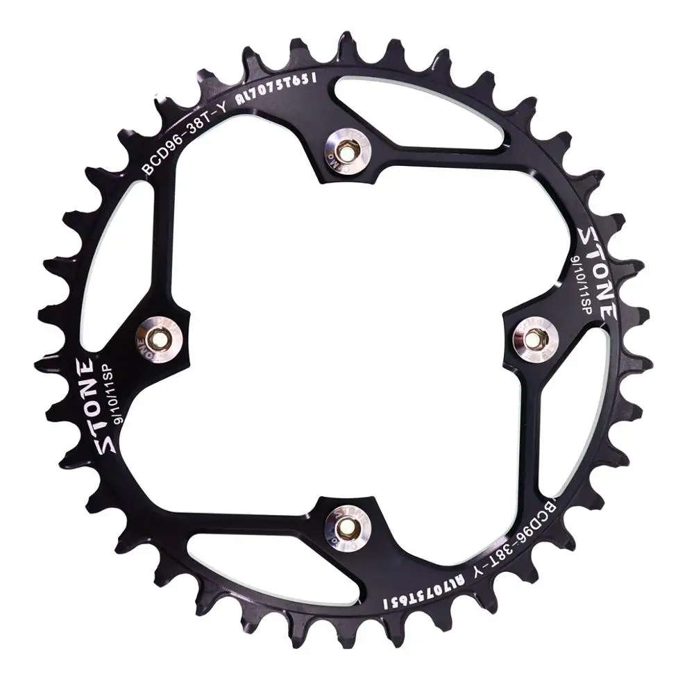 Каменная Звездочка круглая 96BCD для Shimano alivivo M782 M4000 M4050 M612 XTC820 36t 38 40t 42 44 46 48T MTB