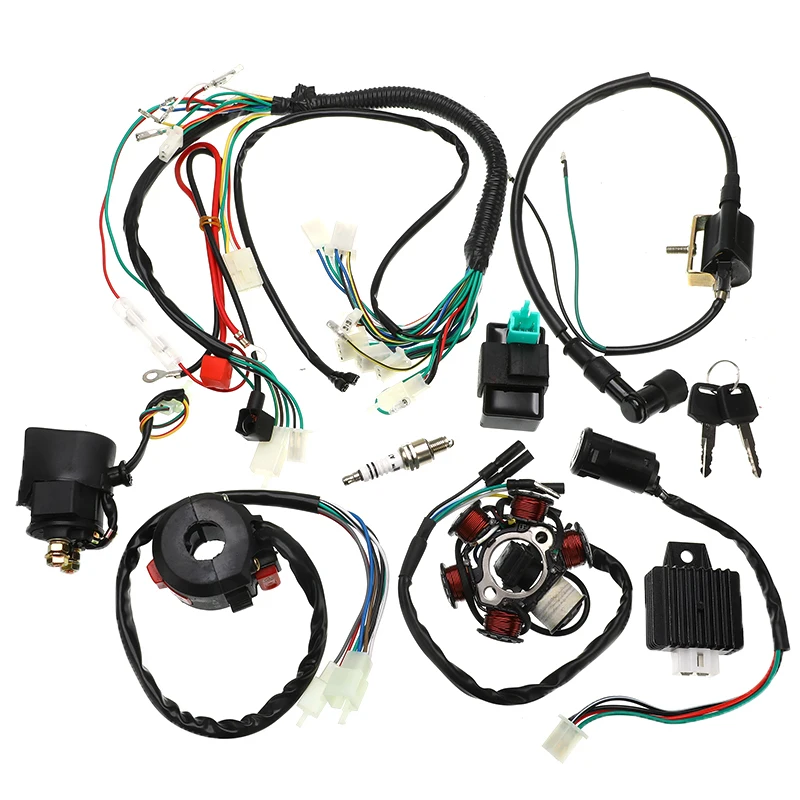 Электропроводка для мотоцикла статор CDI 6 катушек переключатель зажигания